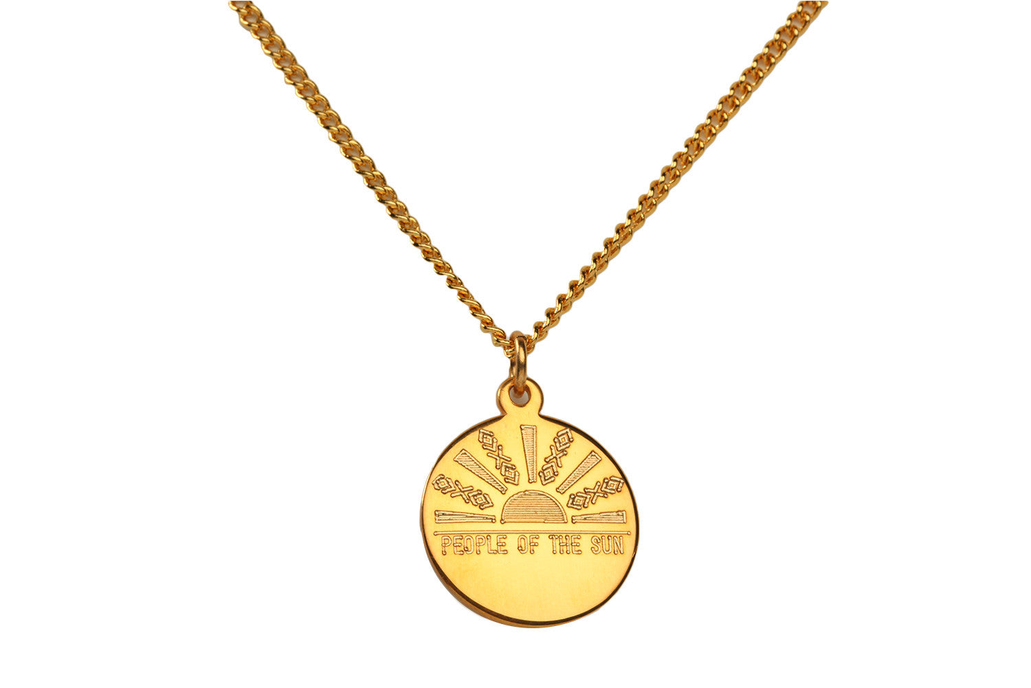 People of the Sun Charm Necklace