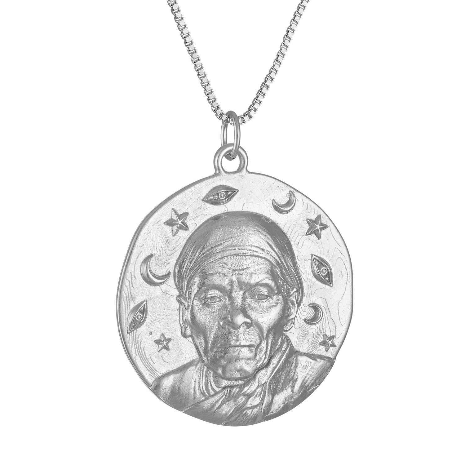 Harriet Tubman Round Medallion Necklace