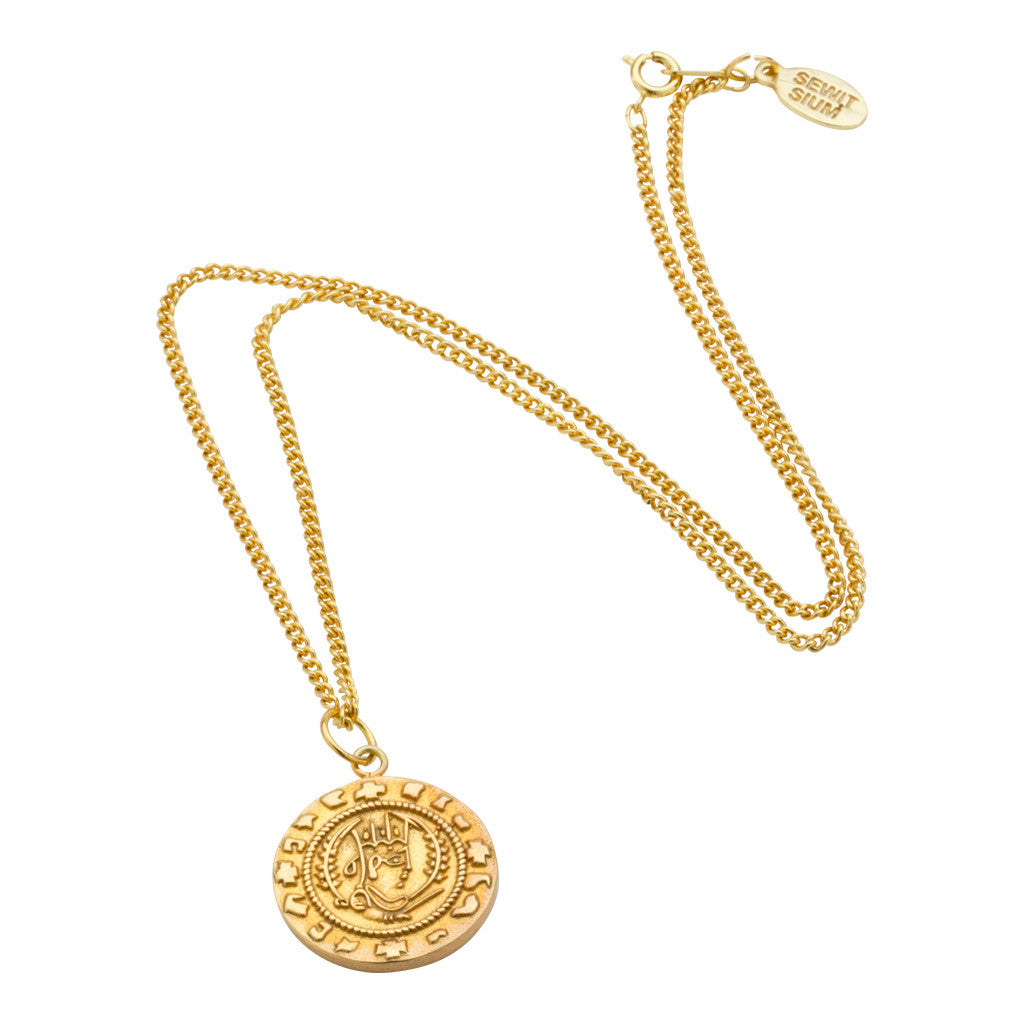 Axum Coin Pendant Necklace