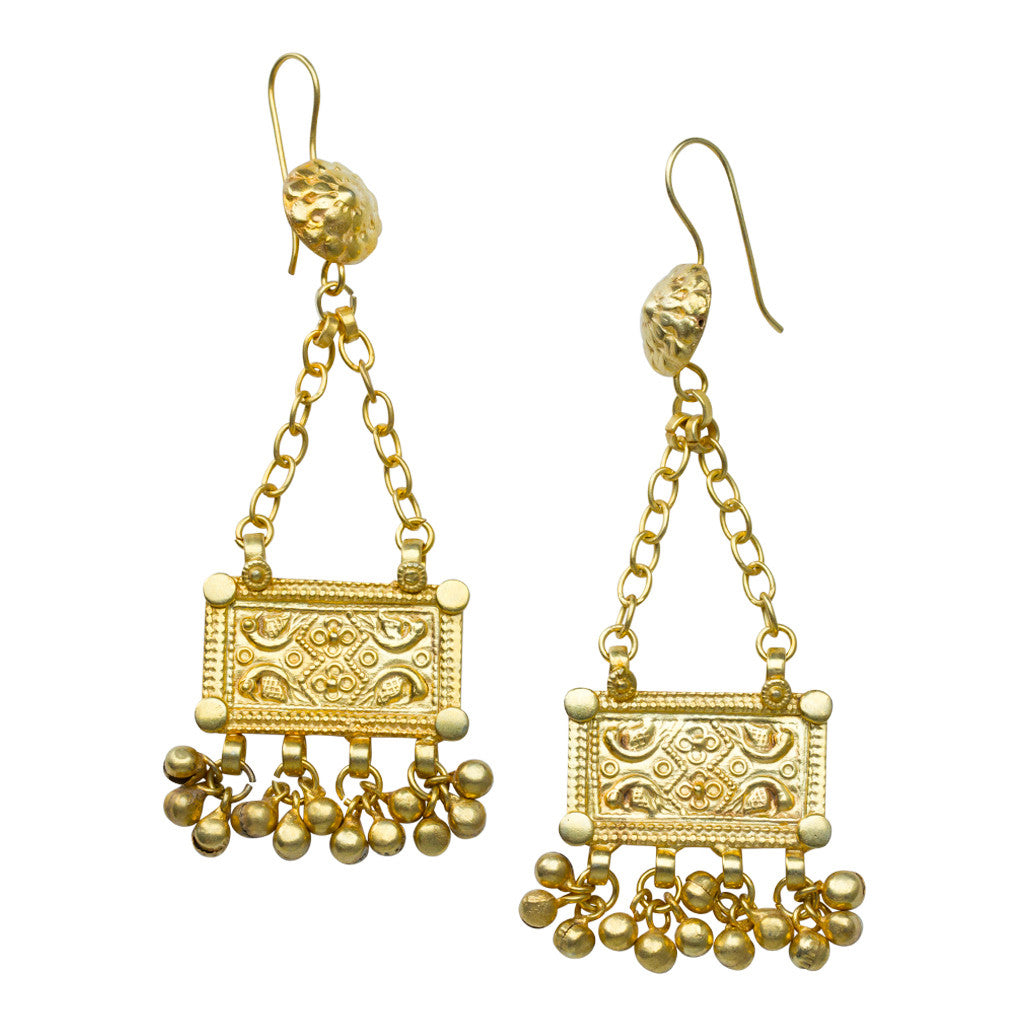 Hagosa Gold Earrings